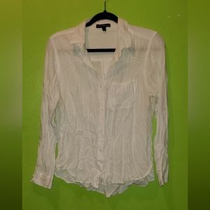 White Button Up Top